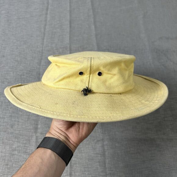 Quiksilver Bush Vintage 90’s Hat Beige Sun Camp Hike Fishing Quicksilver Hat USA - Picture 2 of 9